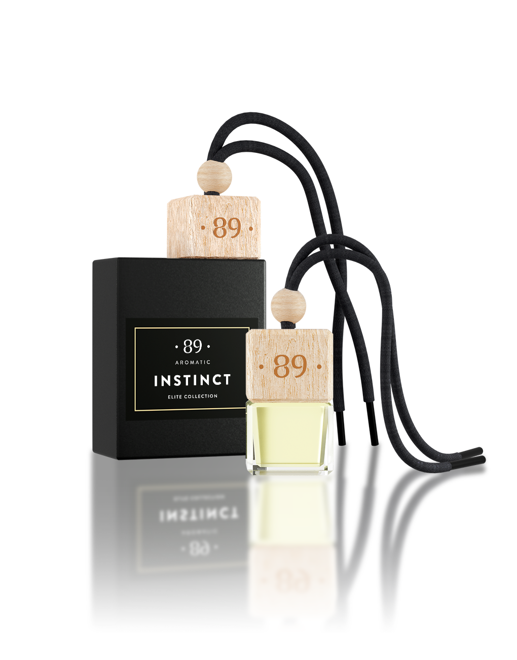 Hanging Glass Air Freshener – Car Fragrance